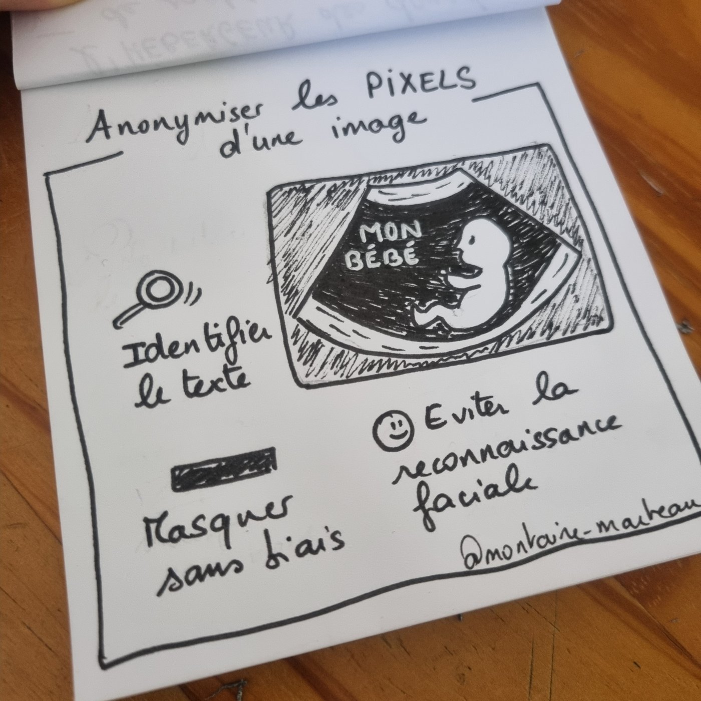 « Anonymiser les pixels d'une image. »