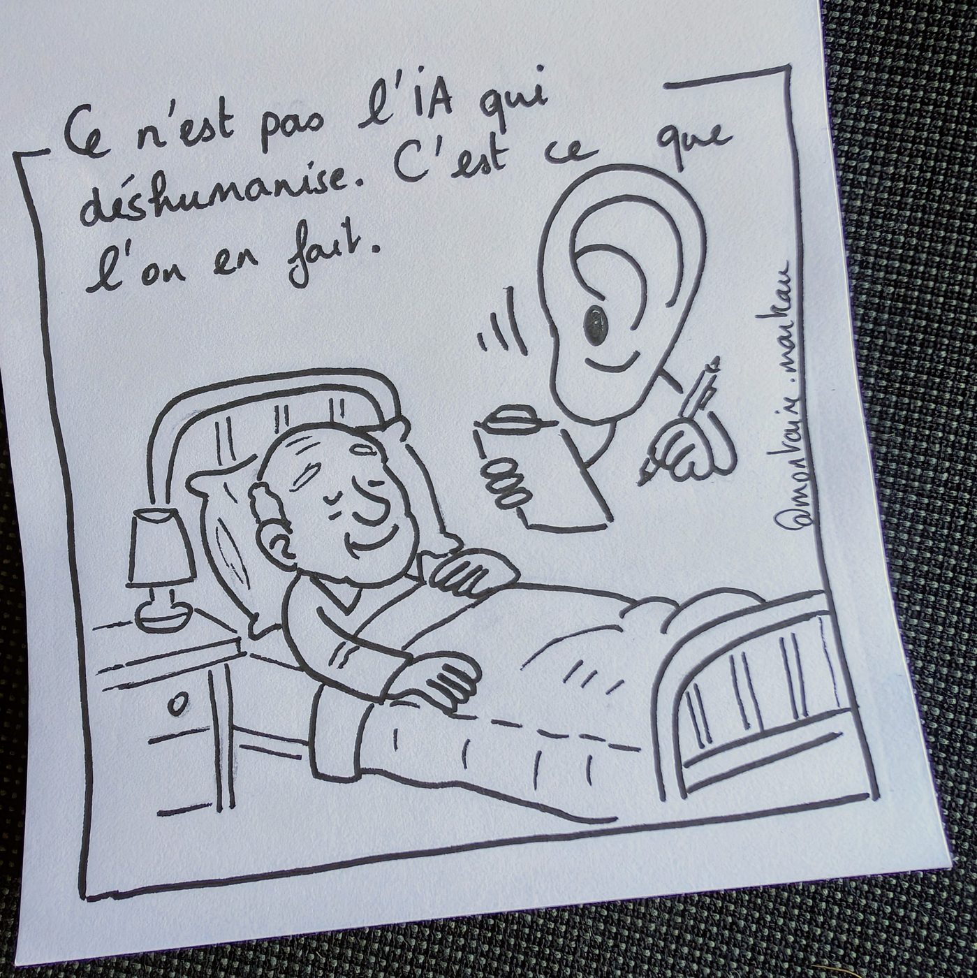 « Ce n’est pas l’IA qui déshumanise. C’est ce que l’on en fait. »