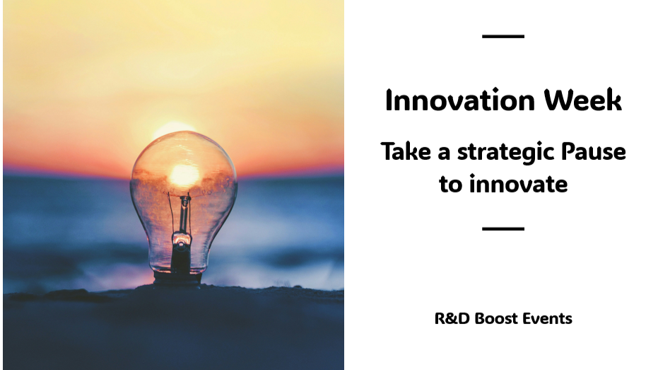 Innovation Week : faire une pause stratégique pour innover